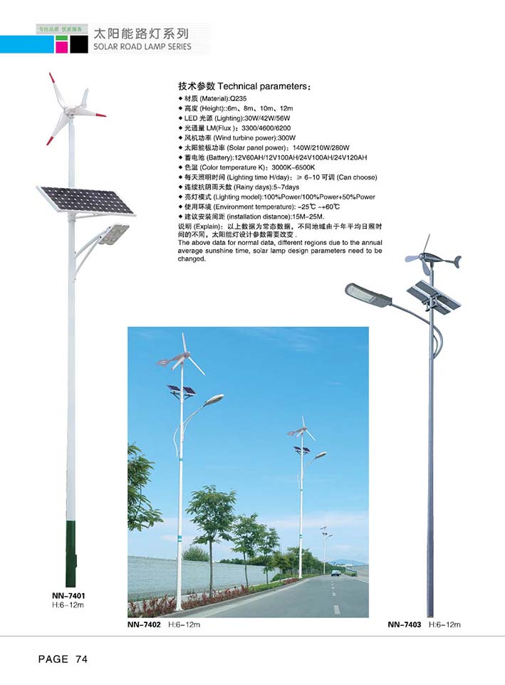 WFTYN-LD-074 太陽能(néng)路(lù)燈