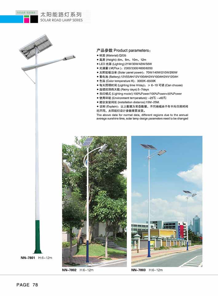 WFTYN-LD-078 太陽能(néng)路(lù)燈